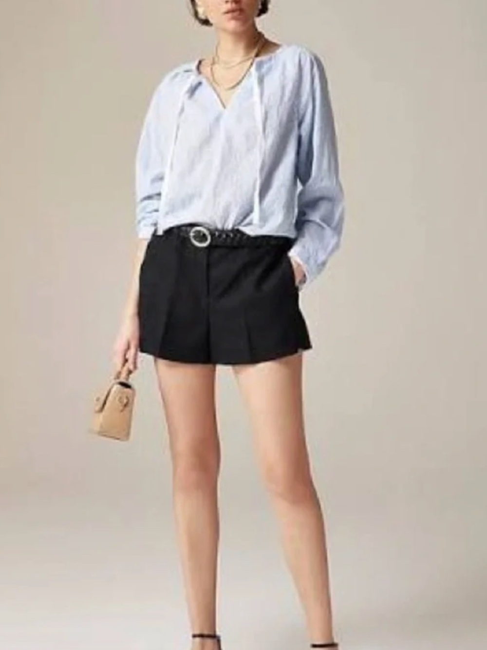 J Crew 3" Harbor Short in Linen